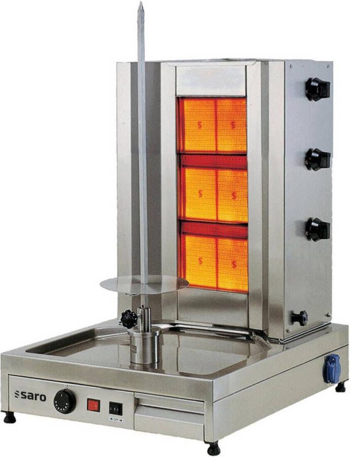 Saro Gas Kebab Gyros Grill Model GD3 126-1700 Horeca