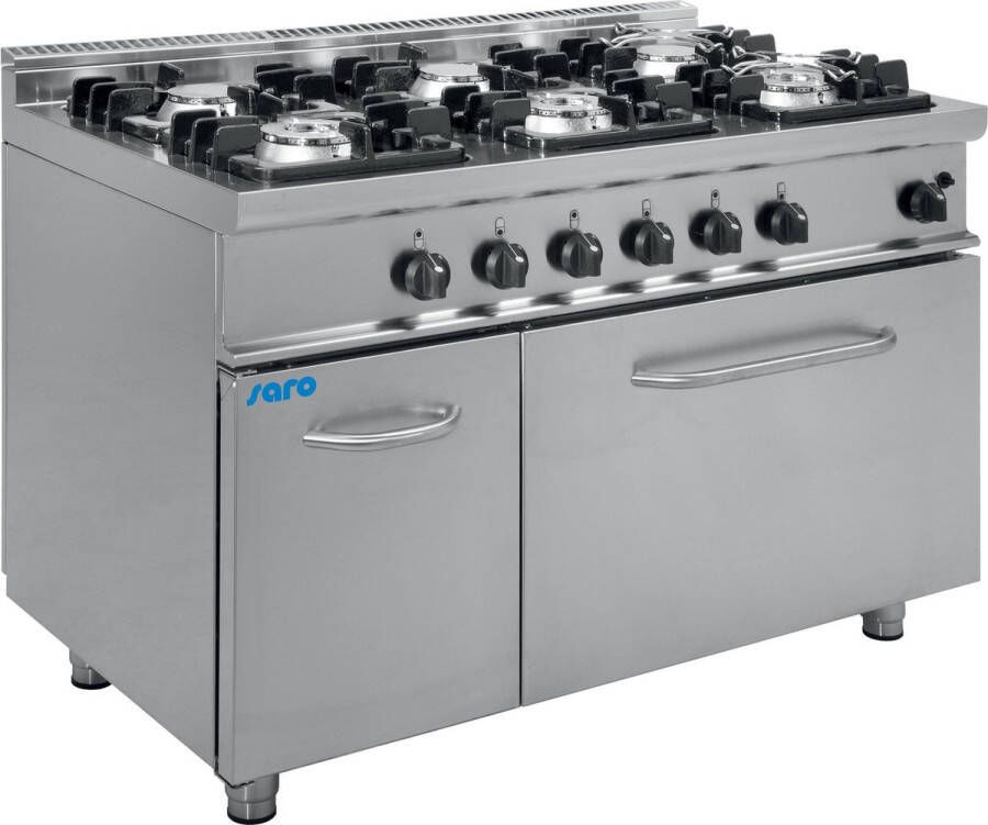 Saro Gashaard Met Gasoven KUPG6LN 423-1040 Horeca & Professioneel