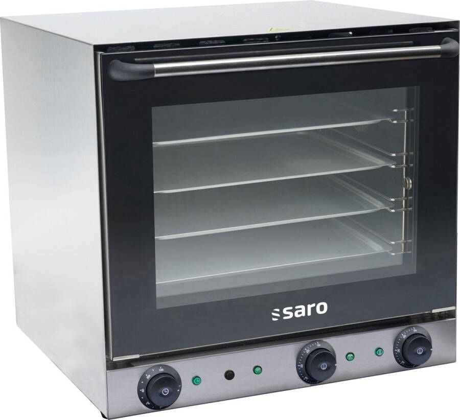 Saro Heteluchtoven THOR – 62 L – 4 Rosten – 0 +300 °C – Handmatige Bediening – Horecaa & Professioneel