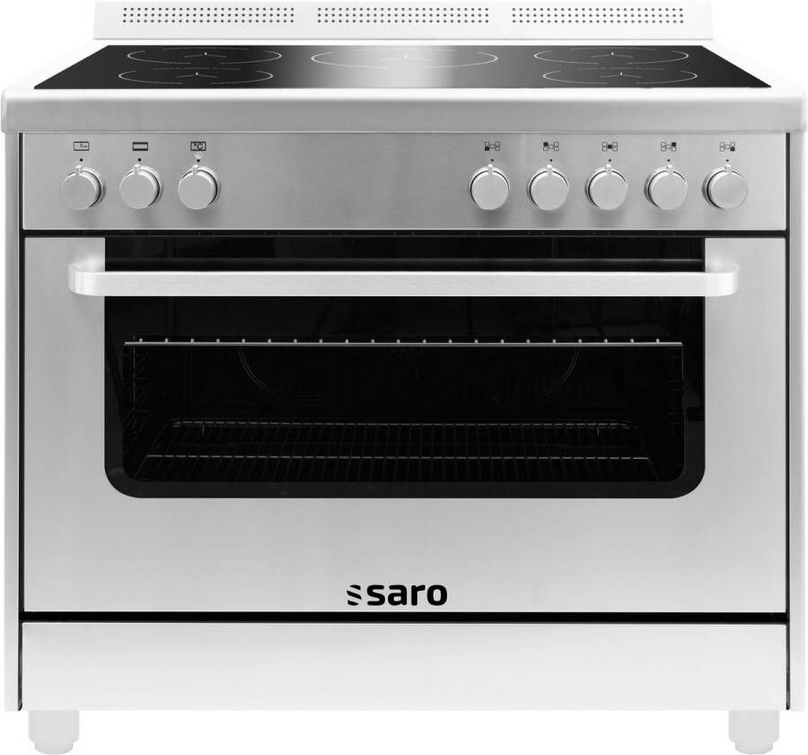 Saro inductiekookplaat + elektrische oven model TS95IND61X zilver