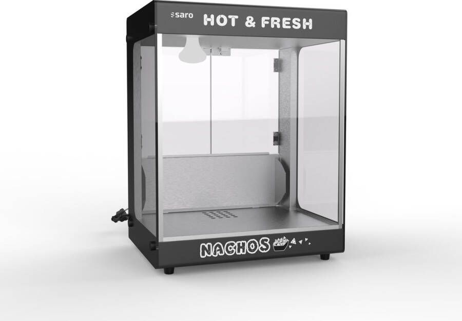 Saro Nacho Warmer BORA – Warme Nacho Display 30L met LED-verlichting – Voor Snackbars & Horeca