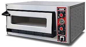 Saro Pizza oven voor 4 pizza's van ø30 cm boven en onderwarmte apart regelbaar 2 jaar garantie professioneel Model FABIO 1620