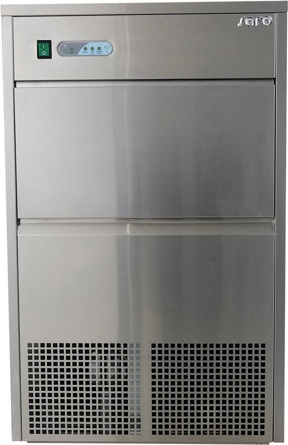 Saro EB 40 Ingebouwde vrijstaande ijsblokjesmachine 40 kg 24u 260 W Roestvrijstaal