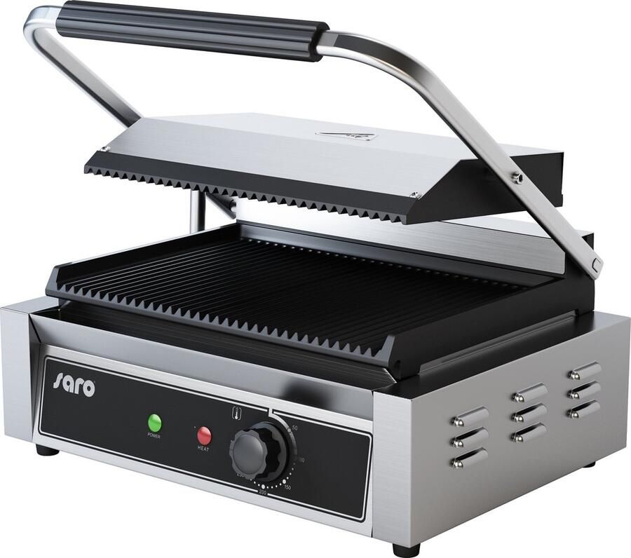 Saro Elektrische Contact Grill Model PG 1B 443-1005 Horeca