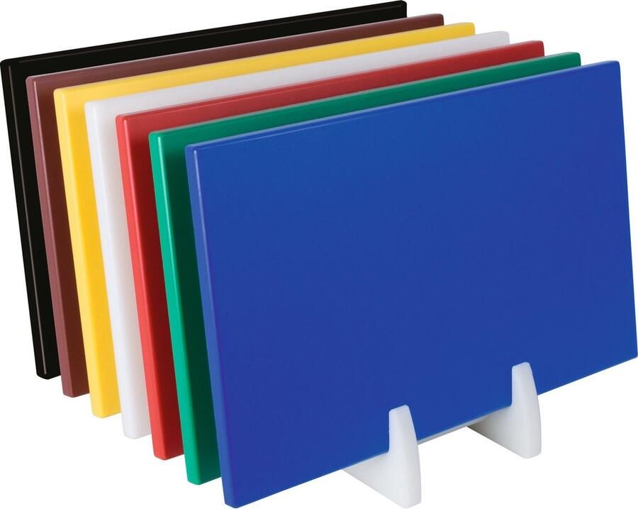 Saro Polyethyleen Snijplank met Antislip Pootjes Zwart 387-1030 Horeca