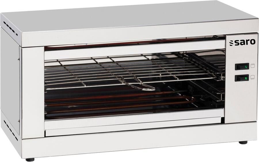 Saro Toaster CIVAS – RVS – Voor 6 toasten – Boven- onderwarmte – 2 standen – Professioneel horeca broodrooster – Bestel direct!