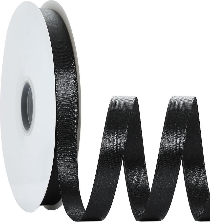 Satijnen lint 1.5 cm x 91m dunne rol voor versiering