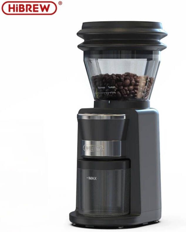 Sattire Elektrische Koffiemolen – 31 Maalstanden Braammolen met Bonenopslag voor Espresso & Filterkoffie