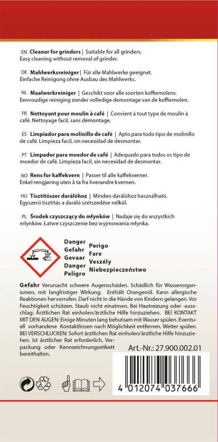 Scanpart koffiemolen reiniger Reinigingsbonen speciaal geschikt voor maalwerk Brouwunit Zetgroep Koffiezetgroep 3 zakjes Universeel - Foto 2