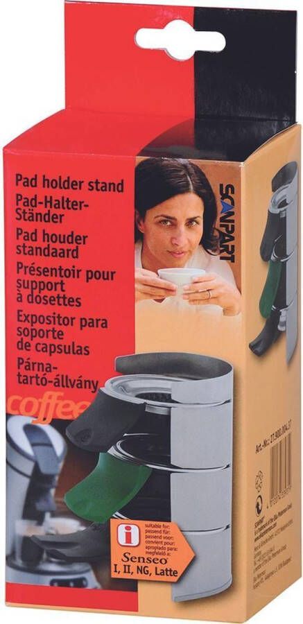 Scanpart Senseo padhouder standaard RVS