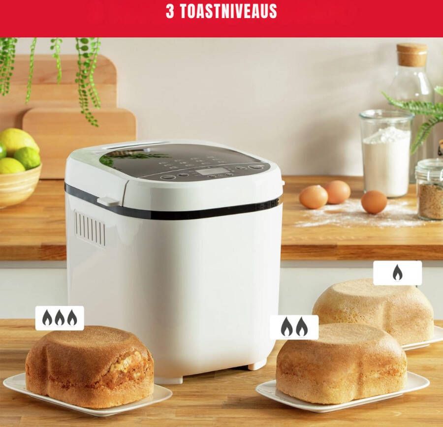 Sch Broodbakmachine Broodbakmachines Broodbak machine Roestvrij staal- 31 cm x 29 cm x 29 cm