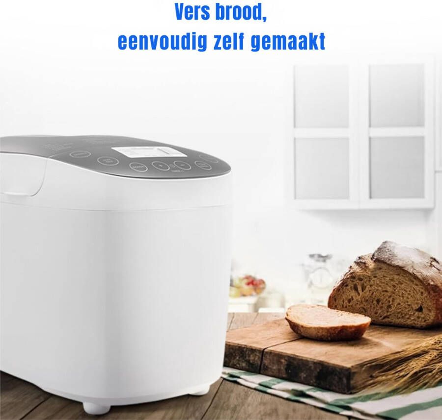 Sch Broodbakmachine Broodbakmachines Broodbak machine Wit-31 cm x 29 cm x 29 cm