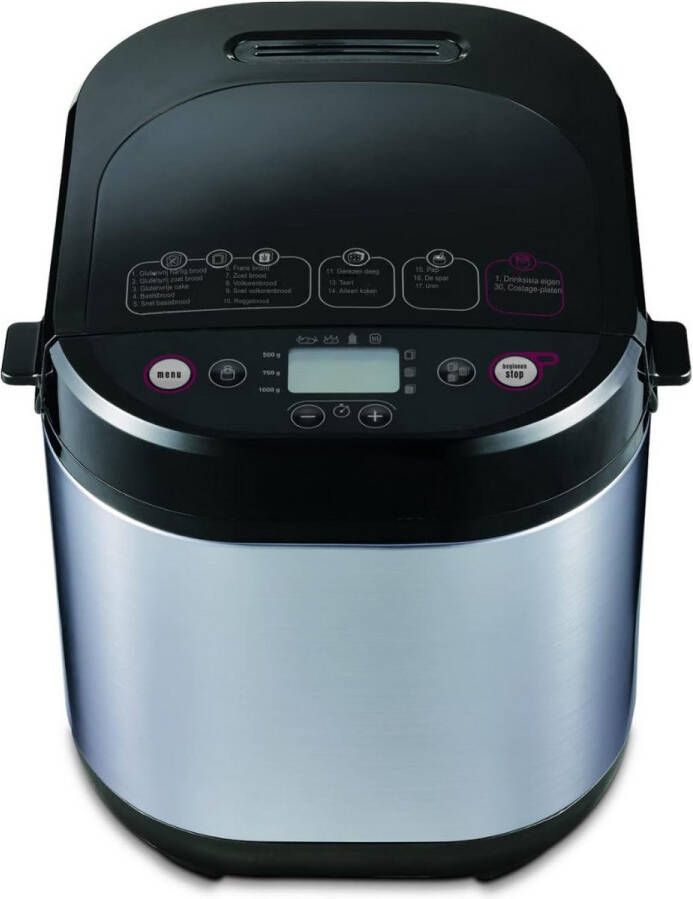 Sch Broodbakmachine Broodbakmachines Broodbak machine Zwart- ‎31 cm x 29 cm x 29 cm