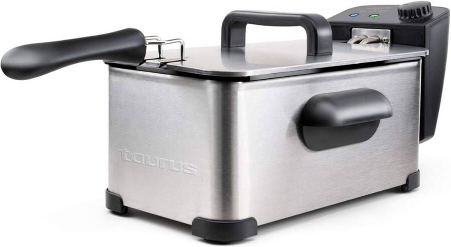 Sch Frituurpan 3 liter Frituurpan Grijs 24cm x 40cm x 20cm