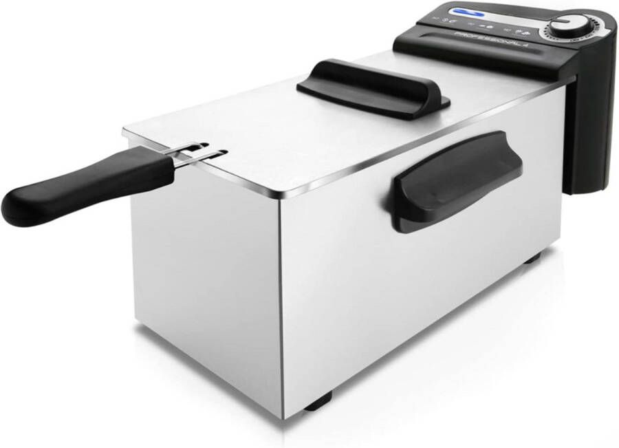 Sch Frituurpan 4 liter Frituurpan Zilver ‎24cm x 26cm x 44cm