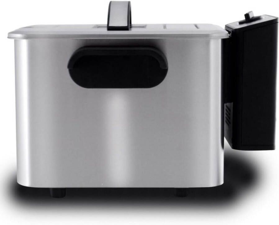 Sch Frituurpan 4 liter Frituurpan Zilver ‎60cm x 19cm x 28cm