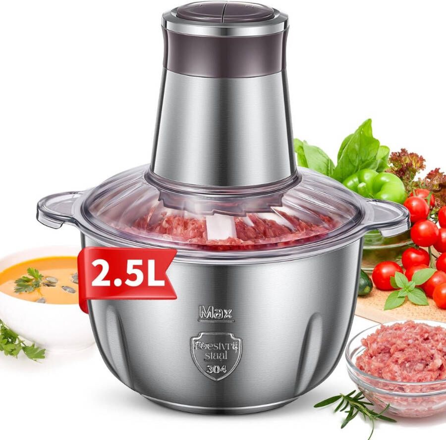 Sch Hakmolen elektri Hakmolen Zilver ‎26cm x 24cm x 18cm