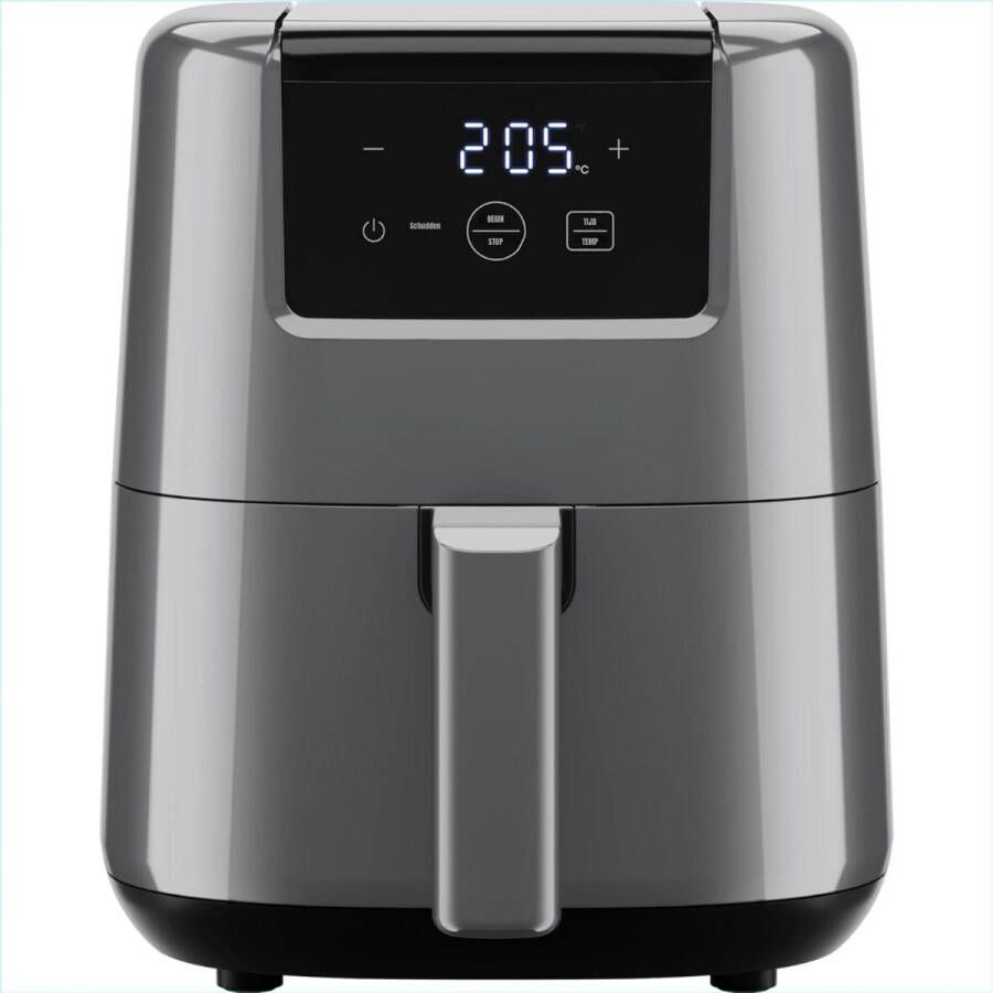 Sch Mini airfryer Airfryer klein Grijs ‎22cm x 26cm x 25cm