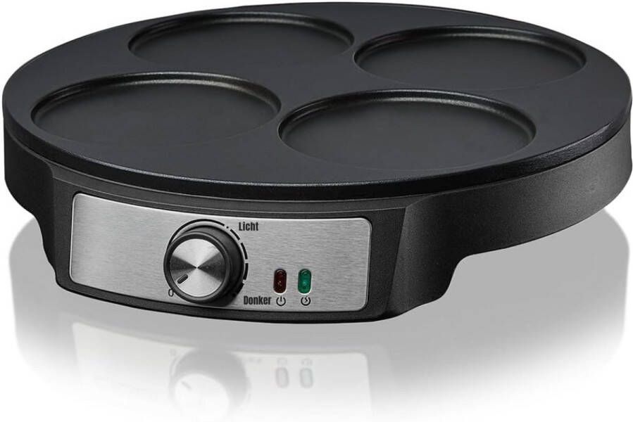 Sch Pannenkoekenmaker Pancake maker Pannenkoek Zwart 33cm x 6cm x 31cm