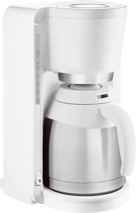 SCH Koffiezetapparaat met Thermoskan Koffiezetapparaat -Wit ‎27cm x 27cm x 39cm