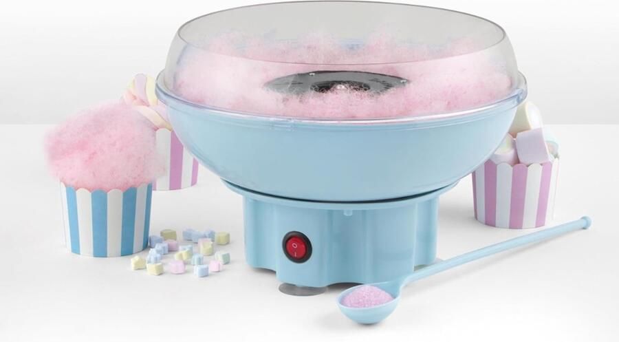 Sch Suikerspinmachines Blauw 27cm x 27cm x 18cm