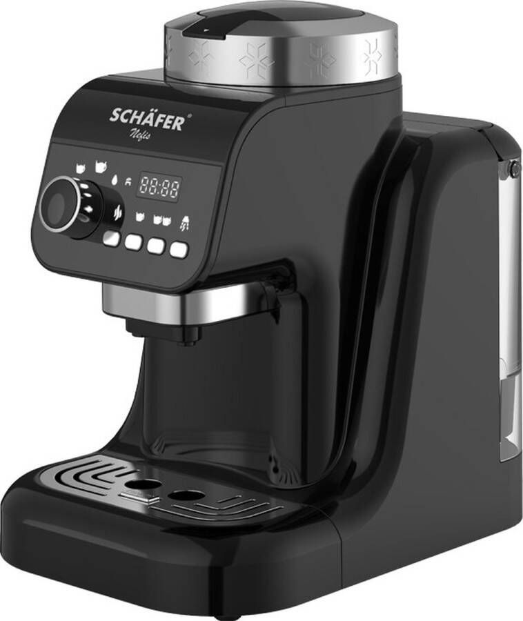 Schäfer Koffie Delight Turkse Koffiemachine 1 Liter Watertank 6 Kopjes Capaciteit Traditionele Koffiebeleving