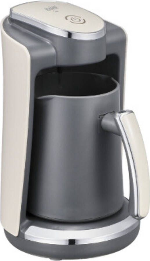 Schäfer Schafer Elektrische koffiemachine Cezve Turkse koffiezetapparaat- Koffiezetapparaat Turkse koffiemachine 250 Koffie 400W Beige 220-240V -sinterklaas cadeautjes