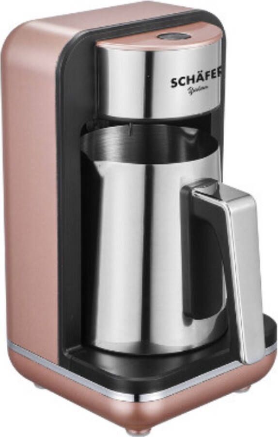 Schäfer Schafer Elekrtische koffiemachine Cezve Koffiezetapparaat Turkse koffiemachine Koffie RVS Rose Goud Elektrikli 220-240V