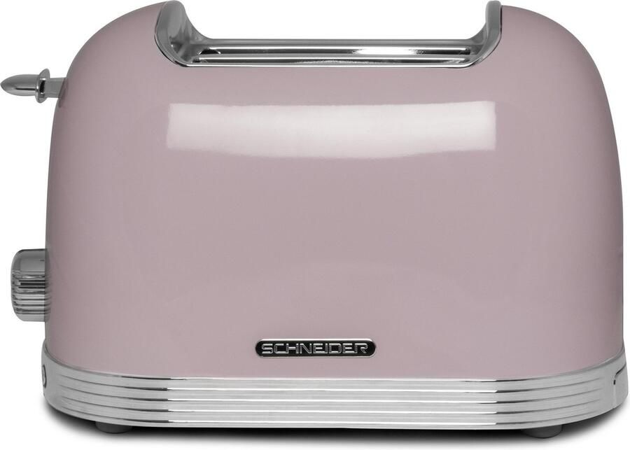 Schneider Retro Broodrooster 2 sleuven SCTO2P Pink