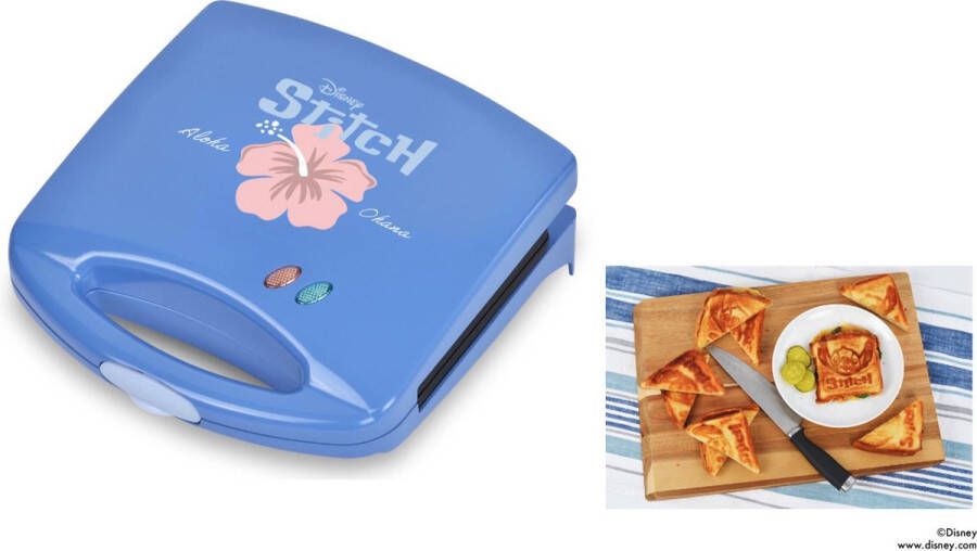 Select Brands Disney Lilo & Stitch Broodjes Maker Tosti Maker + Merk = (Attach 1 GS1) - Foto 2