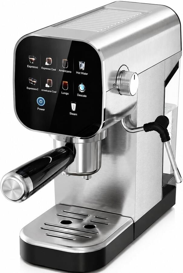 Sello! espressomachine – semi automatisch – cold brew – 4 in 1 portafilter – 20 bar druk – dubbel onafhankelijk watersysteem