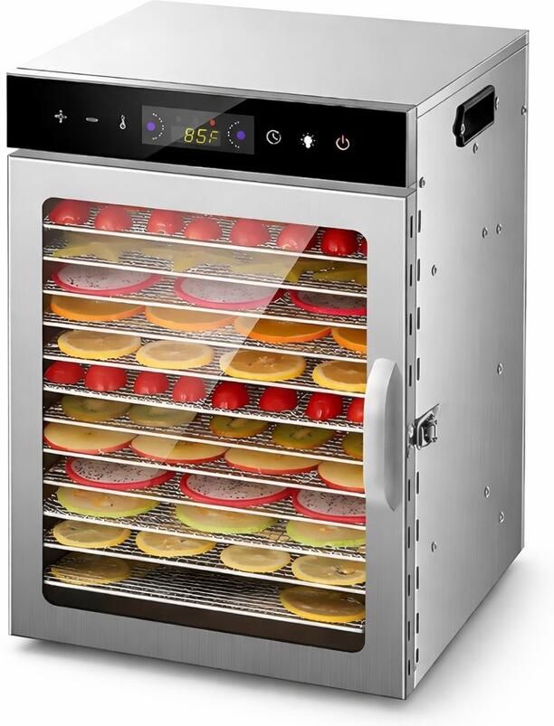 Sello! voedseldroger – timer – groente – fruit – vlees – thee – 800w – timer – 30 tot 90 graden