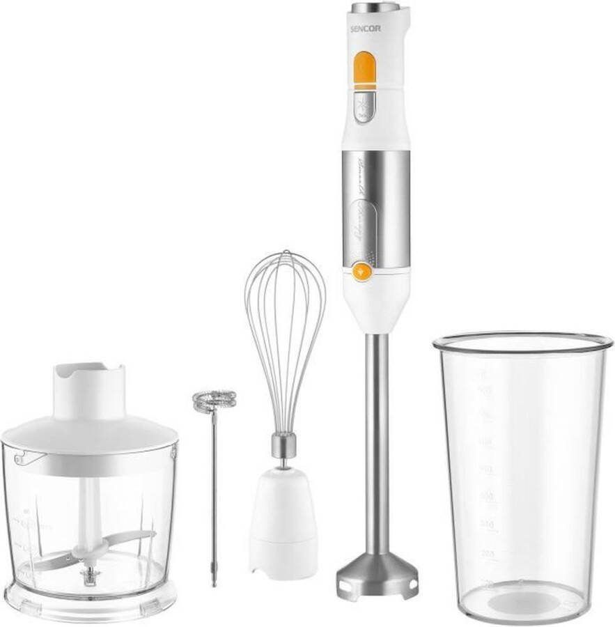Sencor 5 in 1 staafmixer SHB 6301WH 1200 W Wit