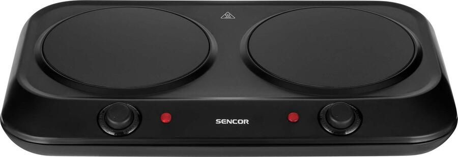 Sencor – SCP 2263BK – Infrarood kookplaat – 2 zones – 2400 W