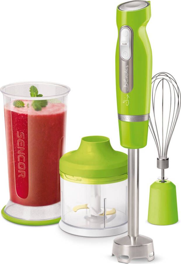 Sencor SHB 4461GR-EUE3 blender 0 7 l Staafmixer 1000 W Groen Roestvrijstaal