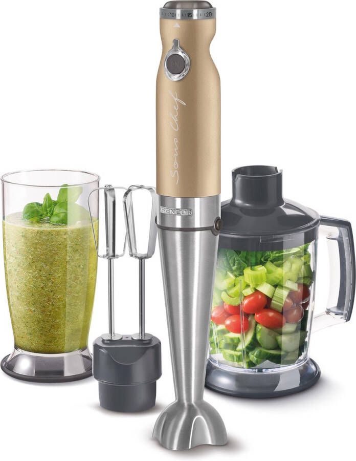 Sencor SHB 5607CH blender 0 8 l Staafmixer Champagne Roestvrijstaal 1200 W