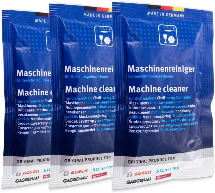 Senza Marchio DL-pro 3 x Vaatwasserreiniger compatibel met Bosch Siemens Neff Serie 2 Serie 4 Serie 6 Serie 8 312194 312193 312194 312195