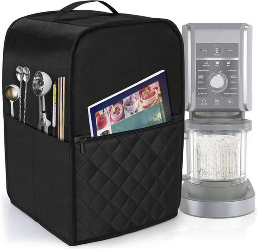 Senza Marchio Stofdichte hoes voor Ninja Creami deksel Opbergtas voor ijsmachine accessoires Waterdicht 48 x 28 x 27 5 cm