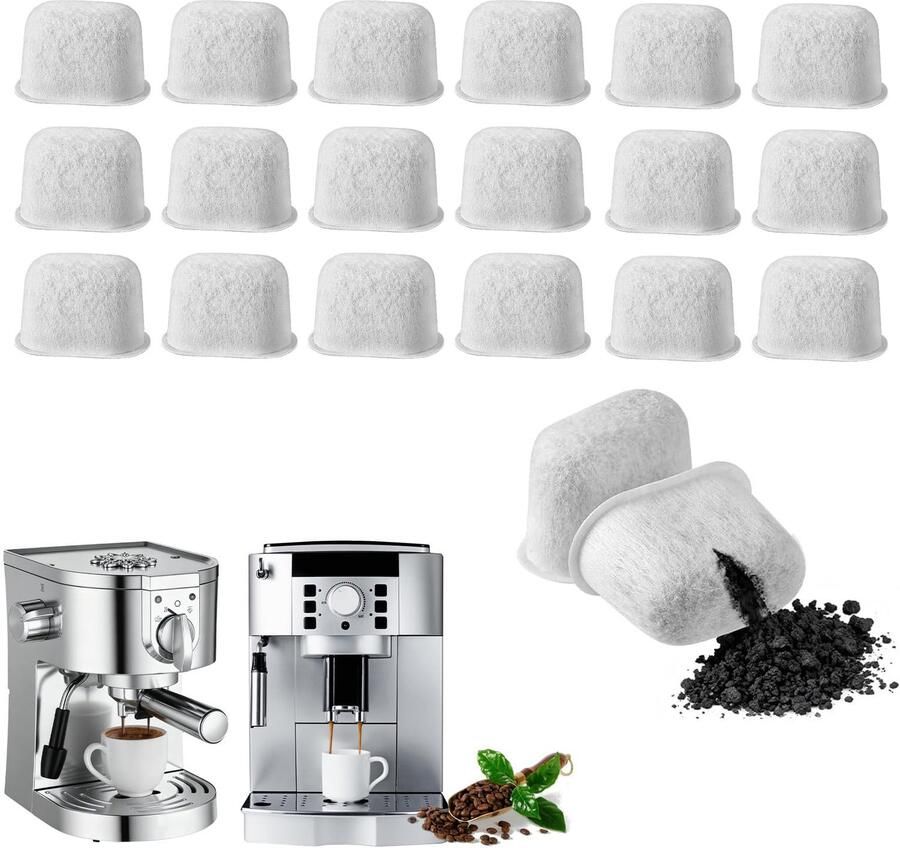 Set van 18 Koffiefilterpatronen voor Koffiezetapparaat