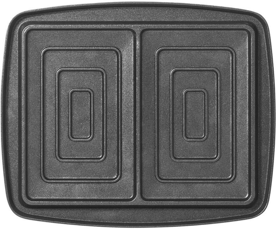 Set van 2 Croque-Monsieur Platen voor Wafelijzers