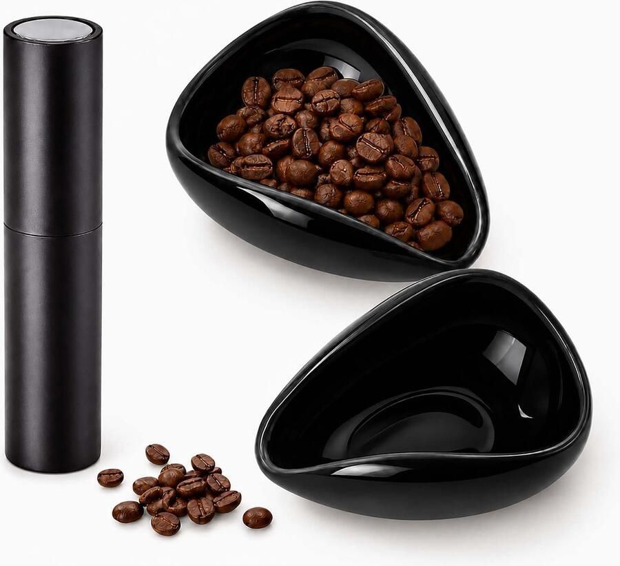 Set van 2 Keramische Koffiedispensers Nauwkeurige Dosering