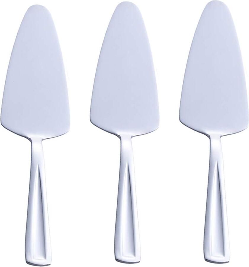Set van 3 RVS Taartservers 23.5 cm