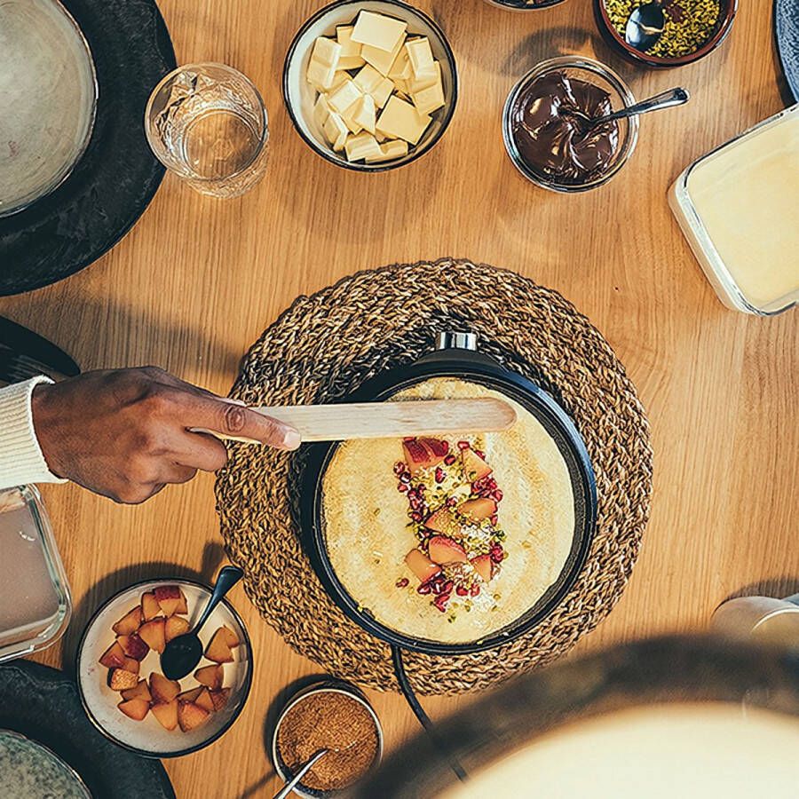 Severin CM 2199 Crepe Maker Pancake Maker Elektrisch XXL Inclusief spatel Zwart - Foto 2