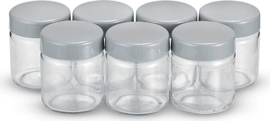 Severin 3513 Reserve portieglazen 7 stuks a 150ml grijs