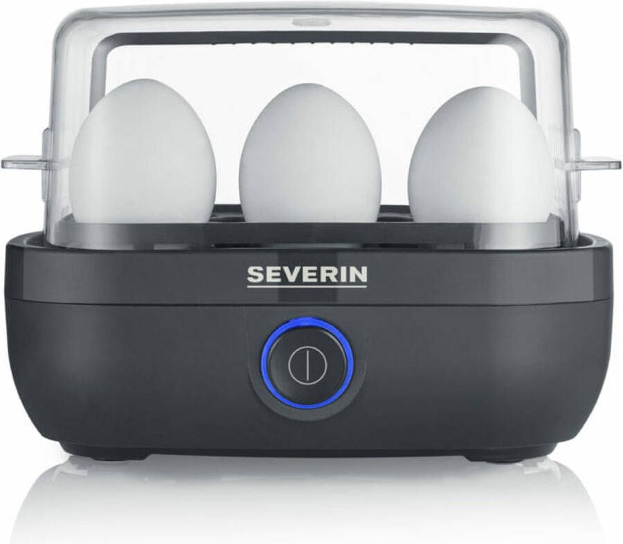 Severin EK 3165 Eierkoker electrisch 6 eieren zwart - Foto 1
