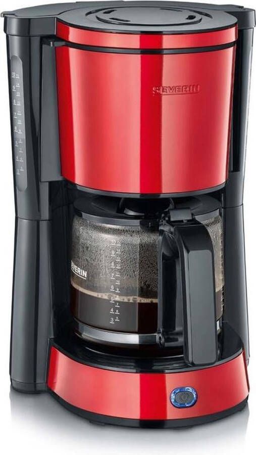 Severin KA 4817 Koffiezetapparaat Rood Zwart - Foto 1