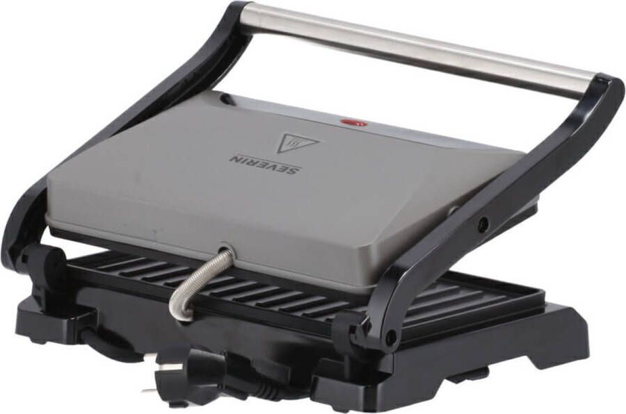 Severin KG2394 Compacte multifunctionele grill : vlees panini&apos;s groenten antiaanbakplaten 23x14 5 cm - Foto 3