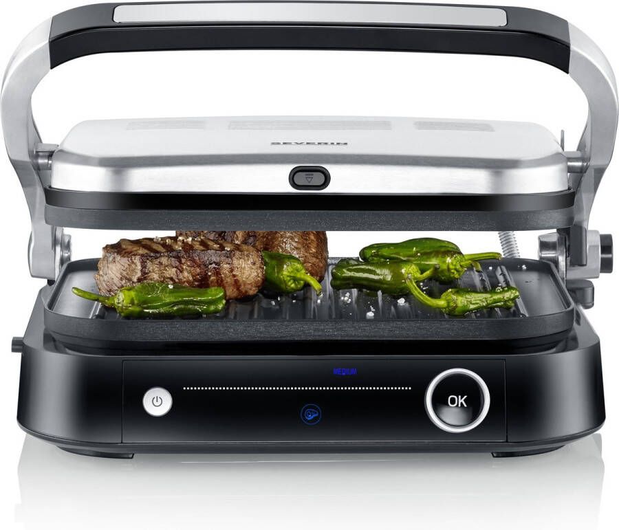 Severin KG2395 Contactgrill SEVINI Pro 7 Automatische programma's ILAG non stick coating tot 230 °C - Foto 10