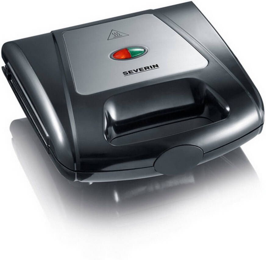 Severin 3-in-1-sandwichmaker SA 2968 Antiaanbaklaag verwisselbare bladen warmte-isolerende grepen - Foto 2