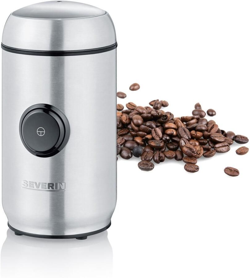 Severin KM 3879 koffiemolen Molen met messen Zwart Roestvrijstaal 150 W